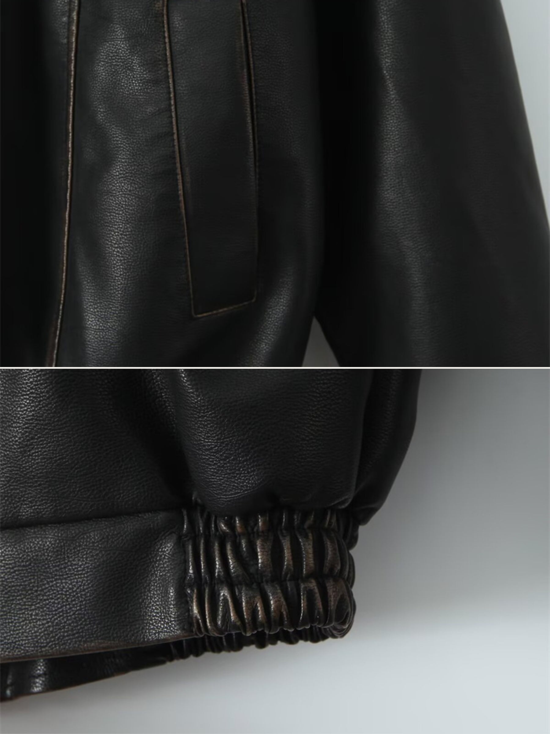 REALMEFIT  -  Renna Vintage Faux Leather Jacket