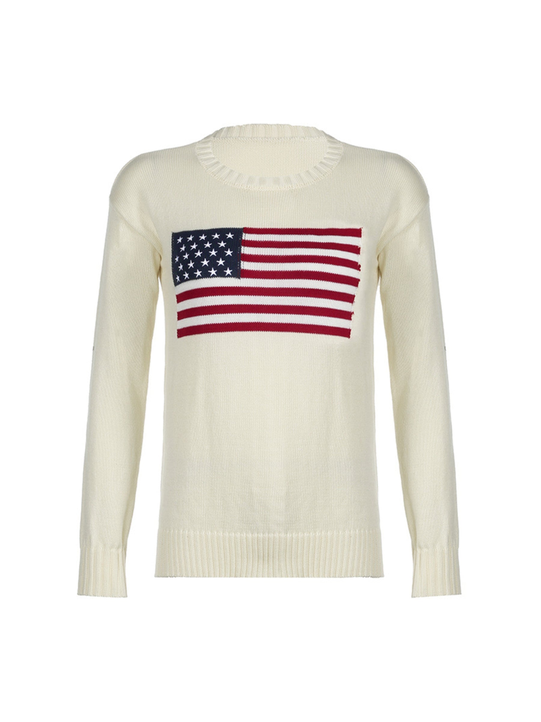 REALMEFIT  -  Mable American Flag Sweater