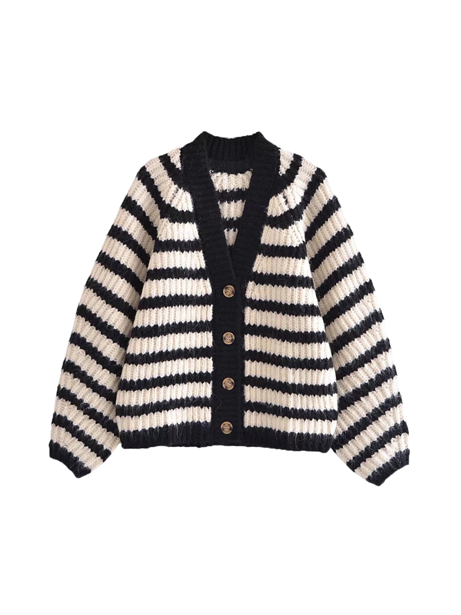 REALMEFIT  -  Davi Striped Cardigan Jacket