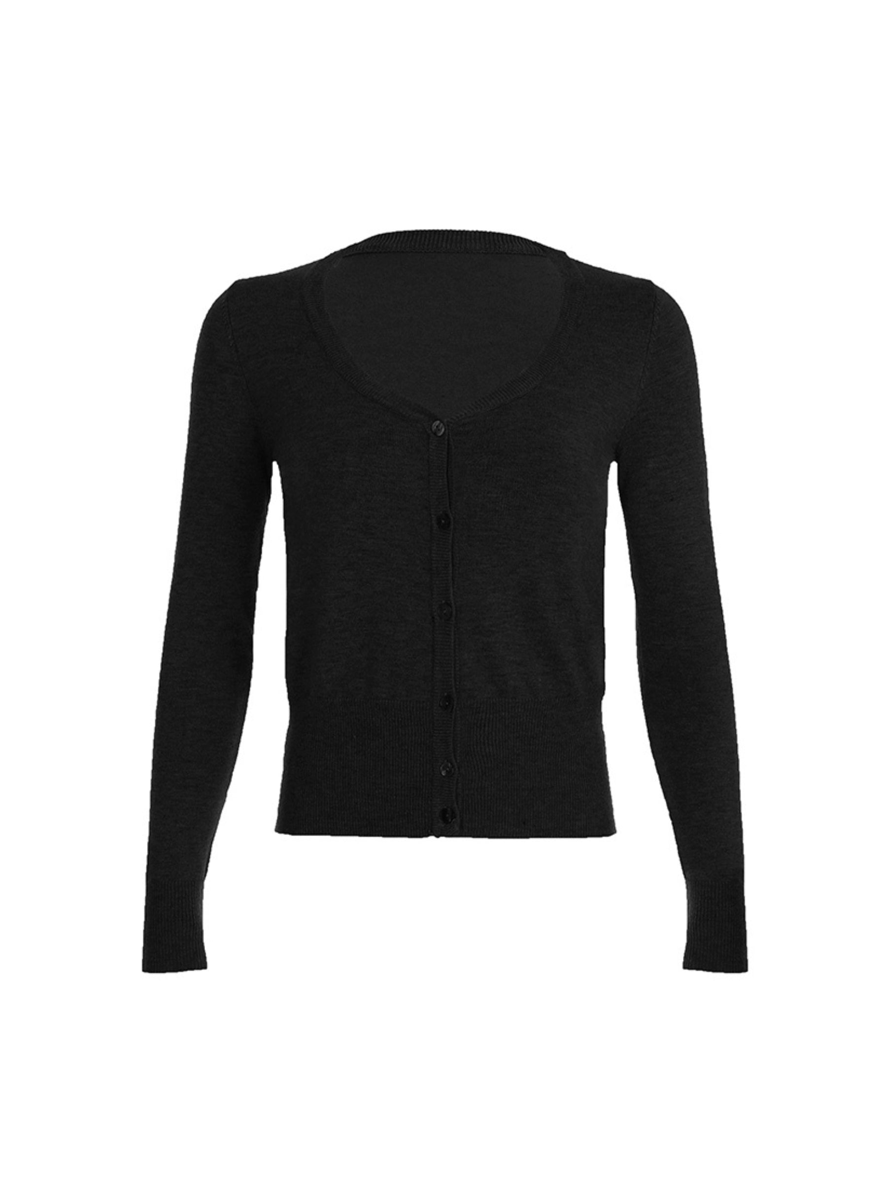 REALMEFIT  - Alanah V-Neck Sweater Cardigan Top