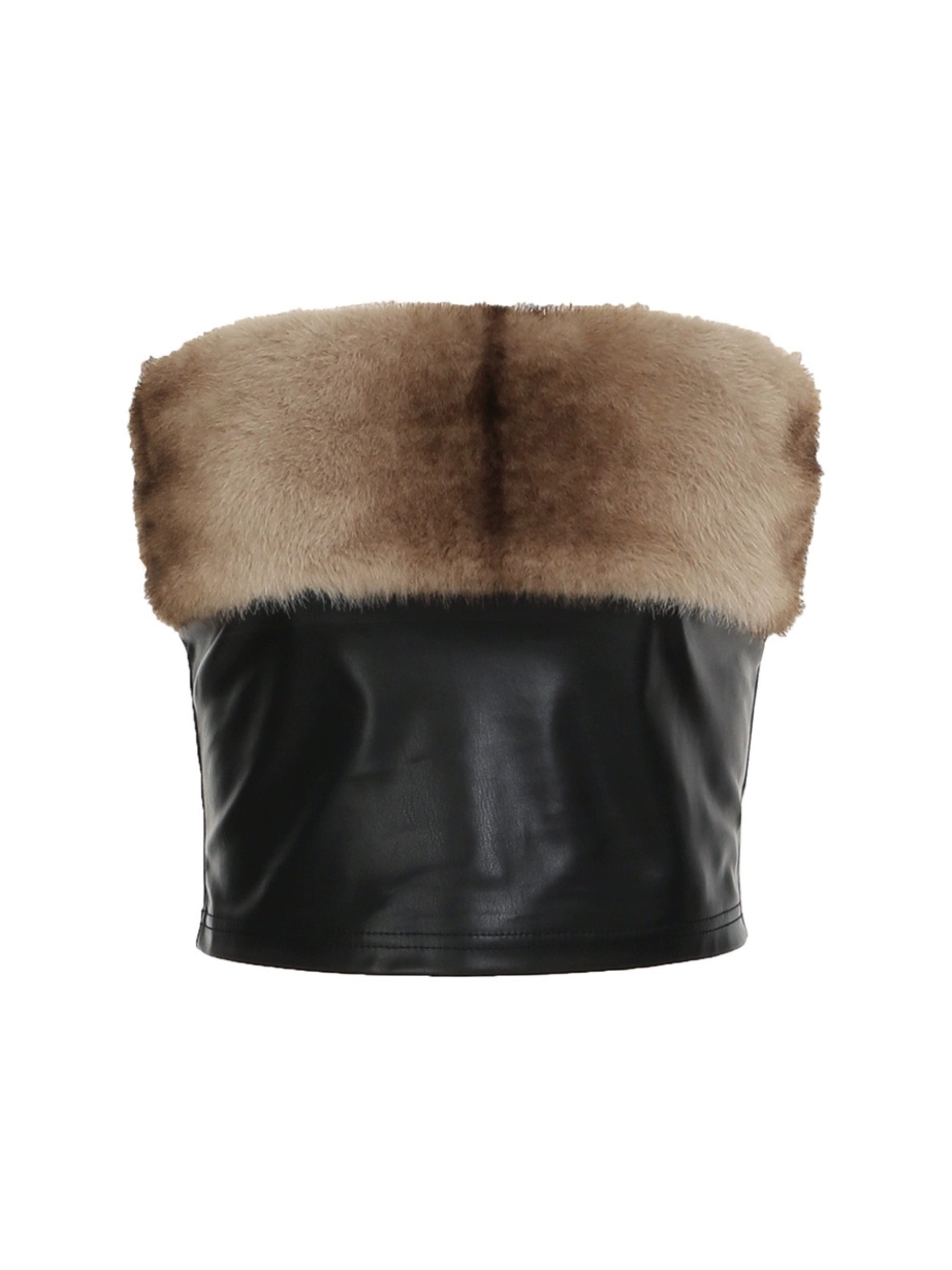 REALMEFIT  - Allisson Furry Leather Tube Set