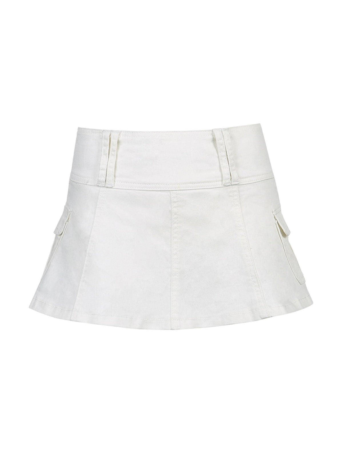 REALMEFIT  -  Yelena Denim Low Waist Mini Skirt