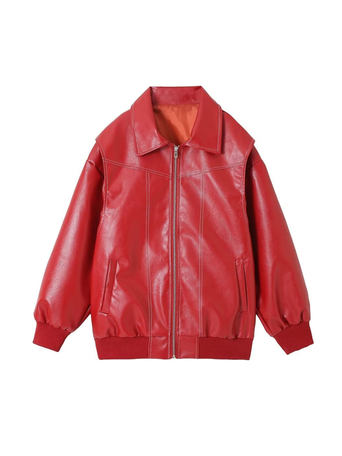 REALMEFIT  -  Tayla Faux Leather Jacket