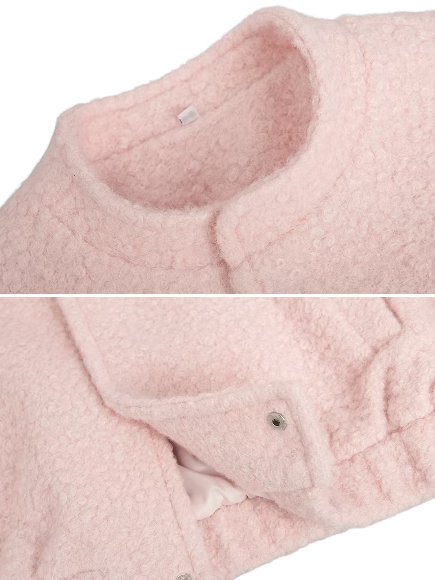 REALMEFIT  -  Nathaly Soft Pink Bouclé Jacket