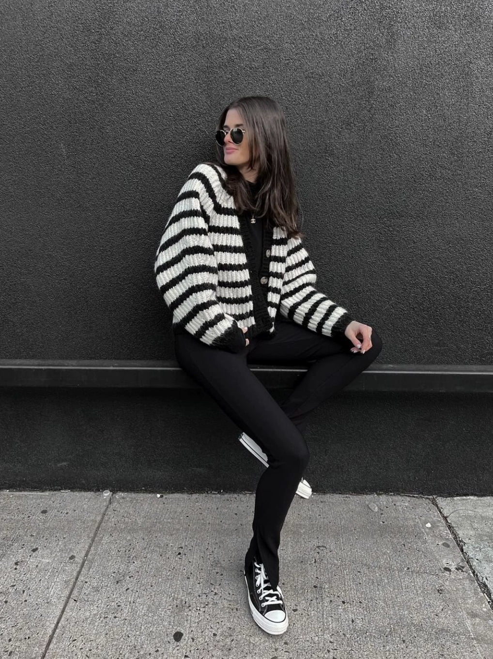 REALMEFIT  -  Davi Striped Cardigan Jacket