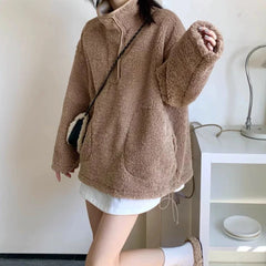 REALMEFIT  - Jessica Oversize Fur Sweatshirt