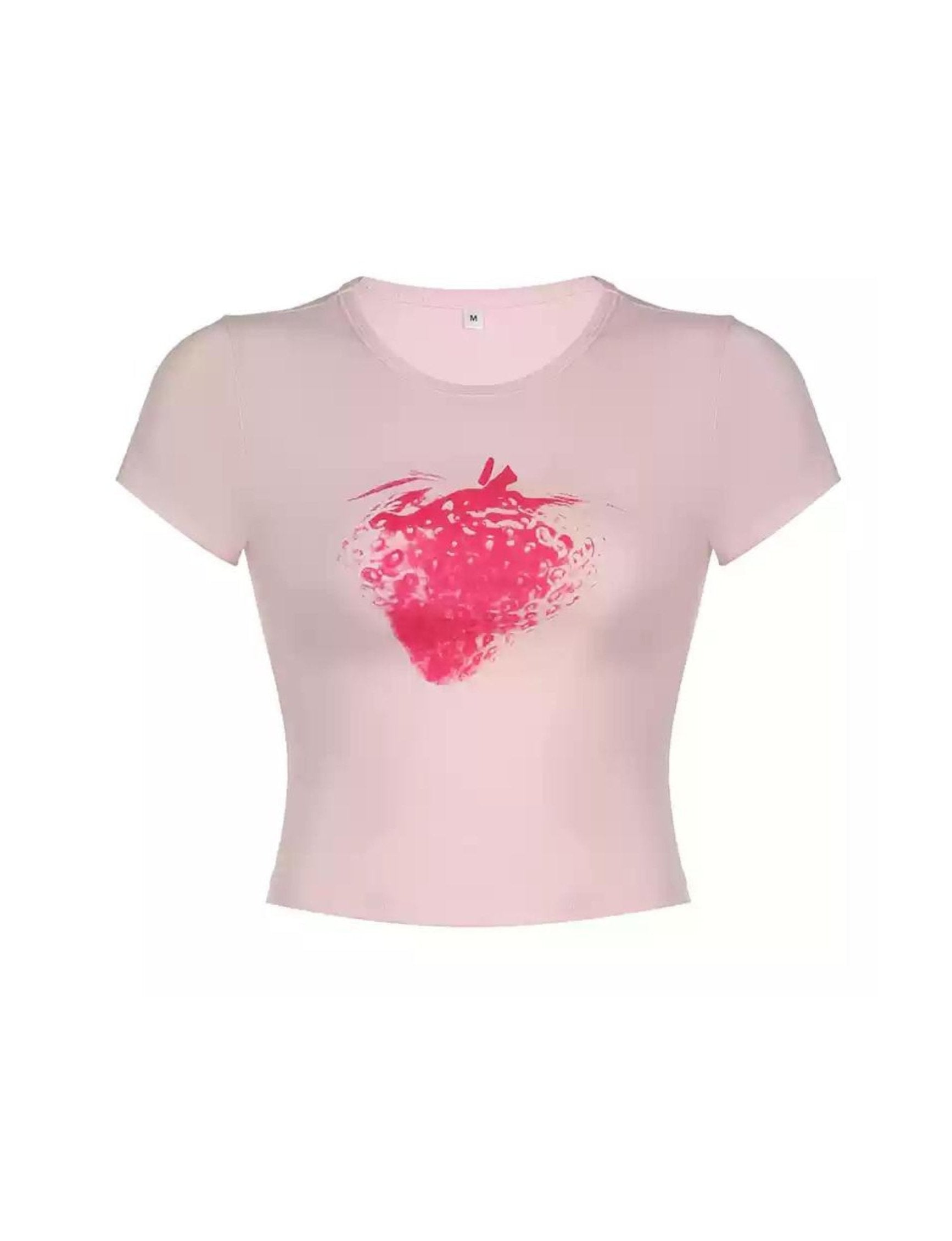 REALMEFIT  - Andee Strawberry Print T-Shirt