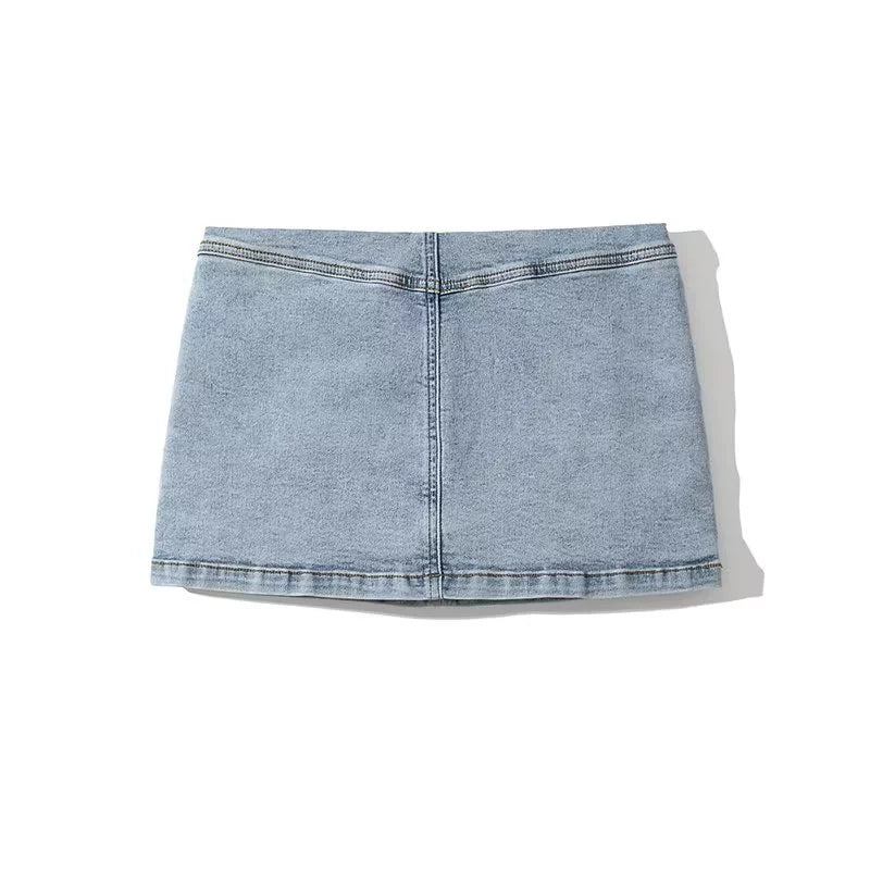 REALMEFIT  - Miray Denim Mini Skirt