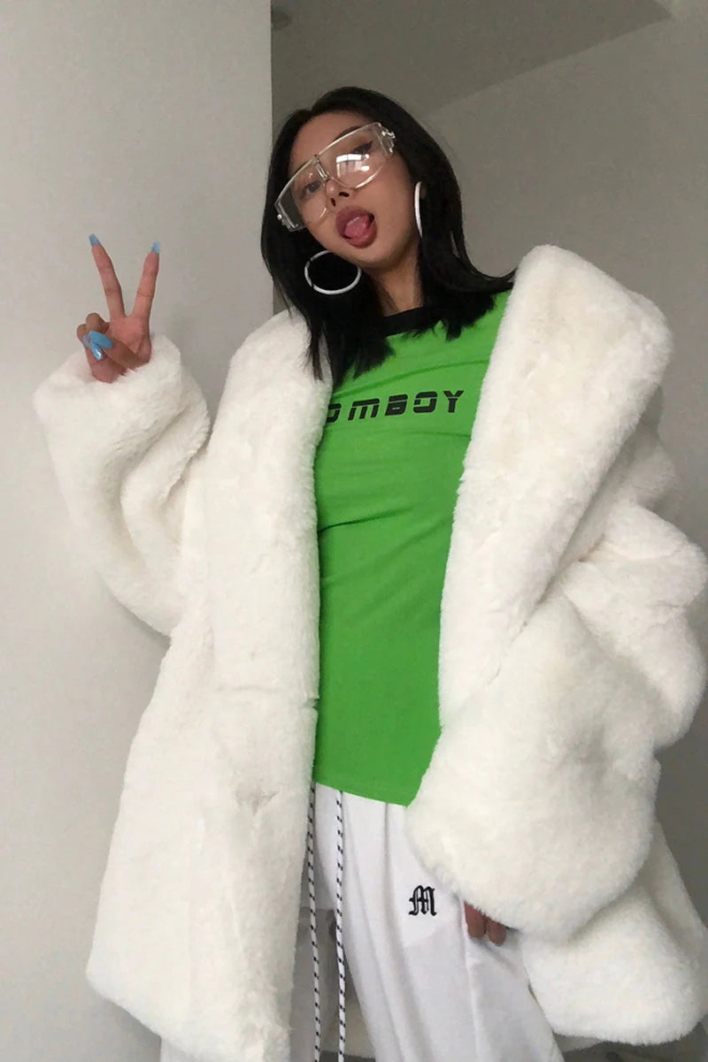 REALMEFIT  -  Navie Super Thick Fur Coat