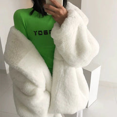 REALMEFIT  -  Navie Super Thick Fur Coat