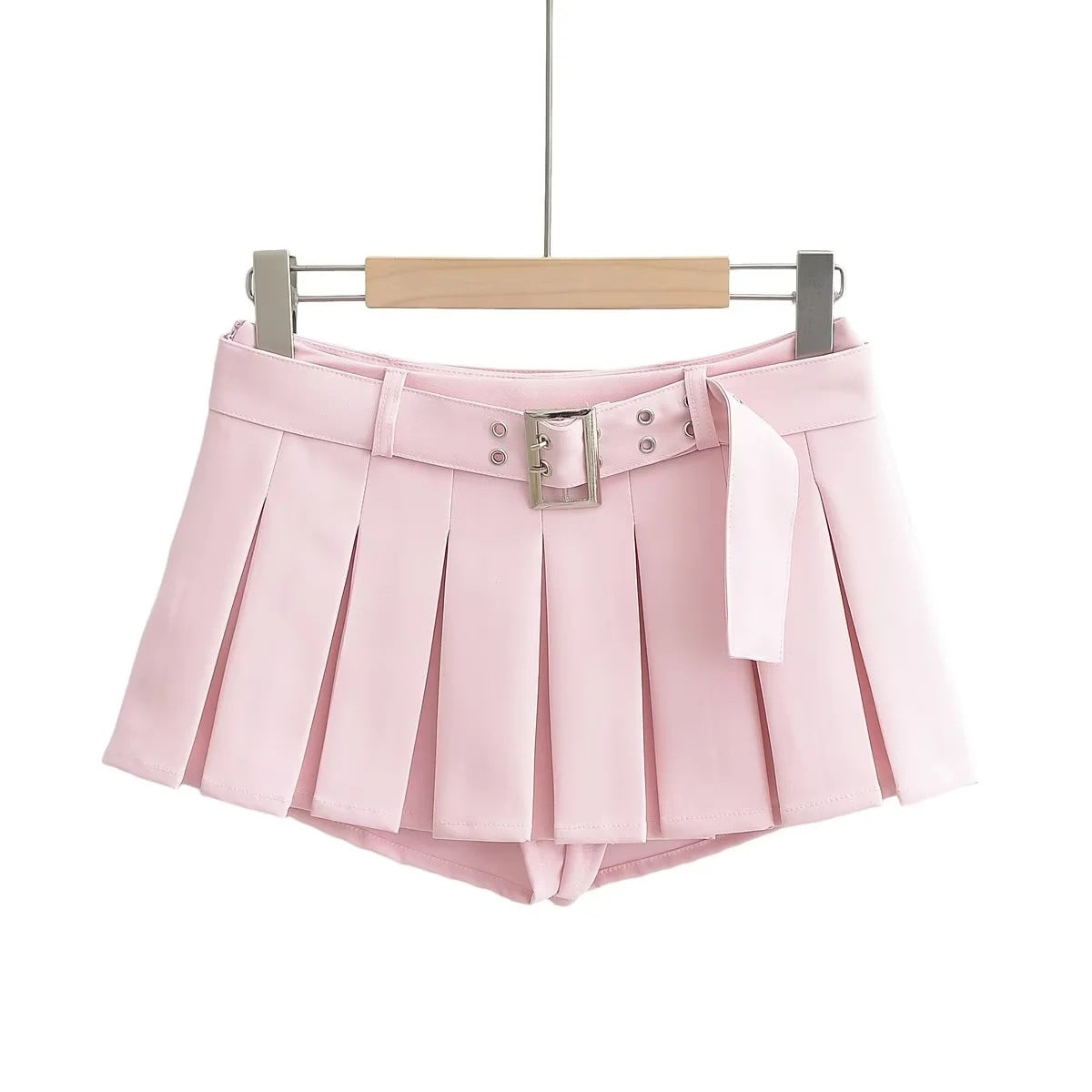 date night outfit Ultra-Low Design Skirt Summer Trendy Skirt JK Pleated Underpants Skirt with Belt