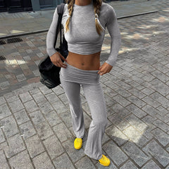 Realmefit Mysha Knitted Pants Set