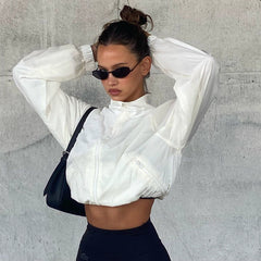 Realmefit Joan Turtleneck Crop Jacket