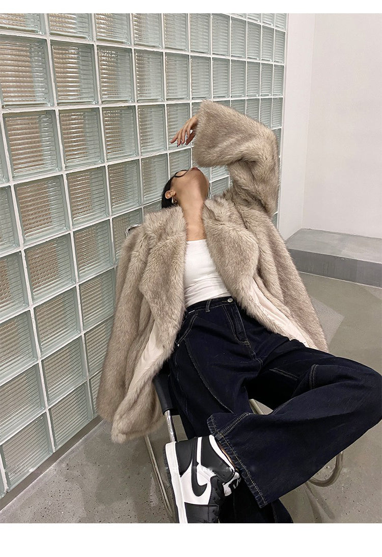 REALMEFIT  -  Karma Oversize Faux Fur Jacket