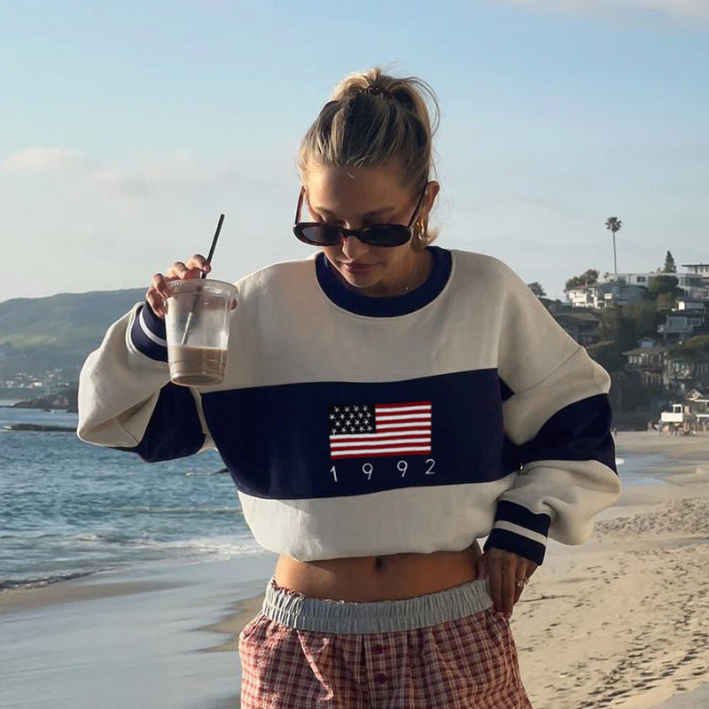 REALMEFIT  - Nitya 1992 Flag Sweater