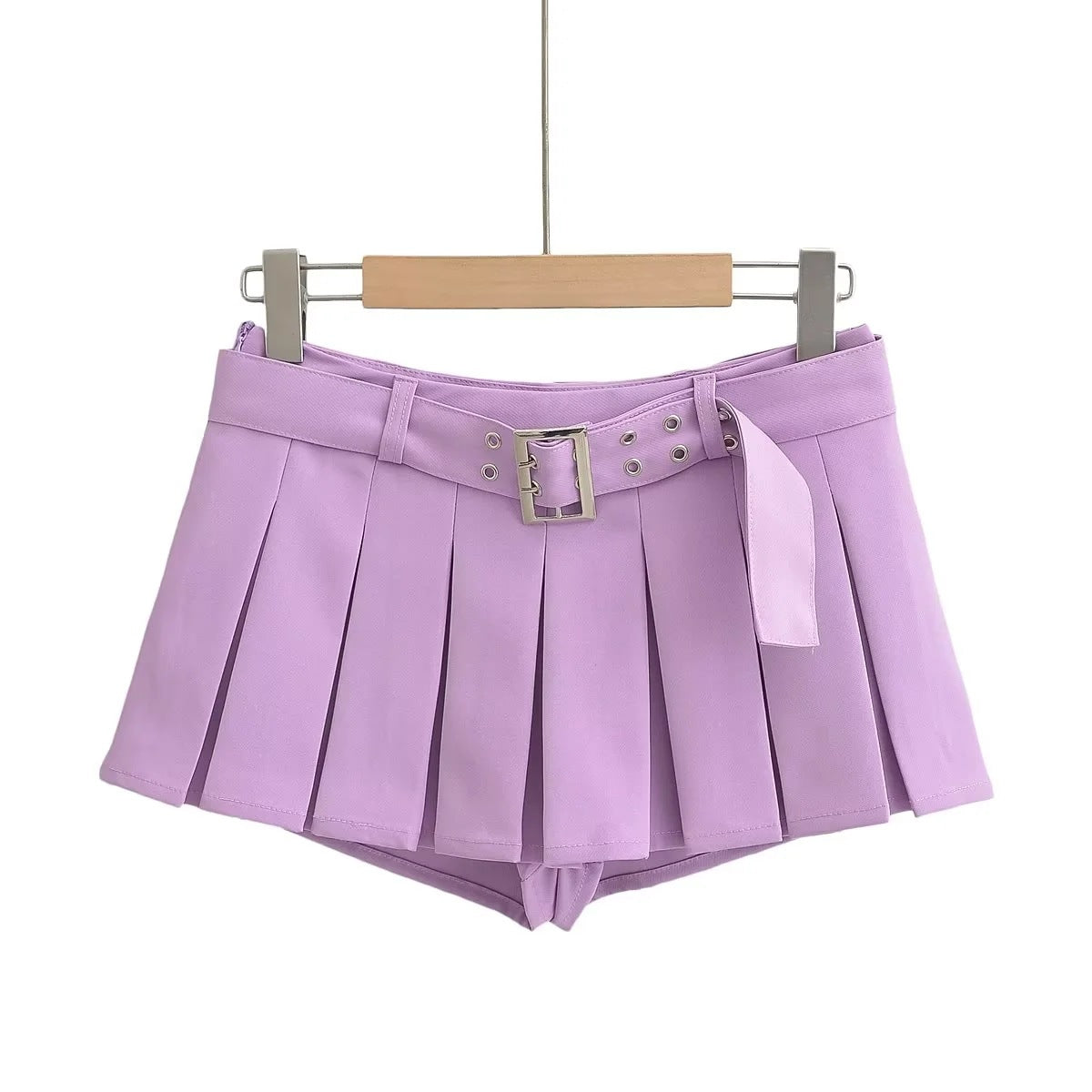 date night outfit Ultra-Low Design Skirt Summer Trendy Skirt JK Pleated Underpants Skirt with Belt