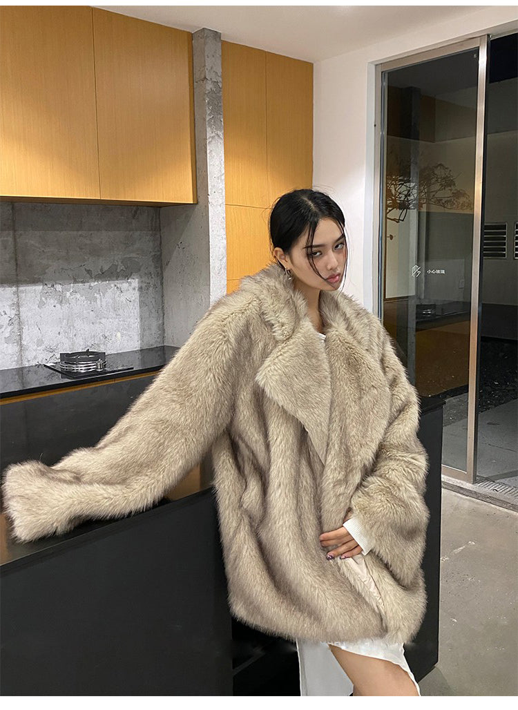 REALMEFIT  -  Karma Oversize Faux Fur Jacket