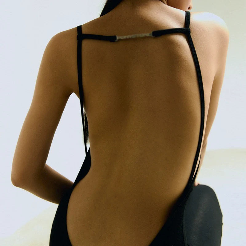 REALMEFIT  -  Abrish Backless Flared Jumpsuit