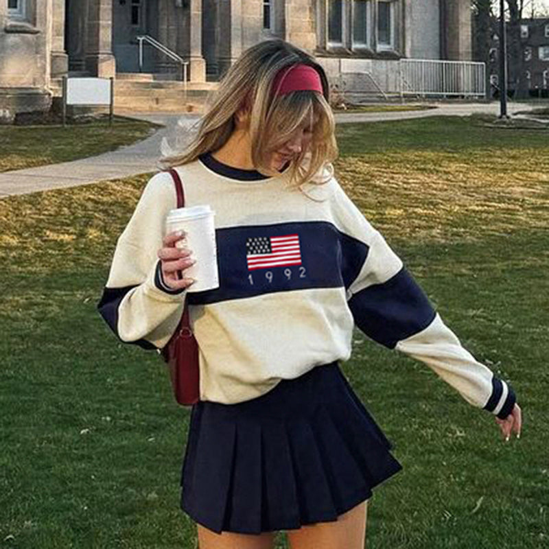 REALMEFIT  - Nitya 1992 Flag Sweater