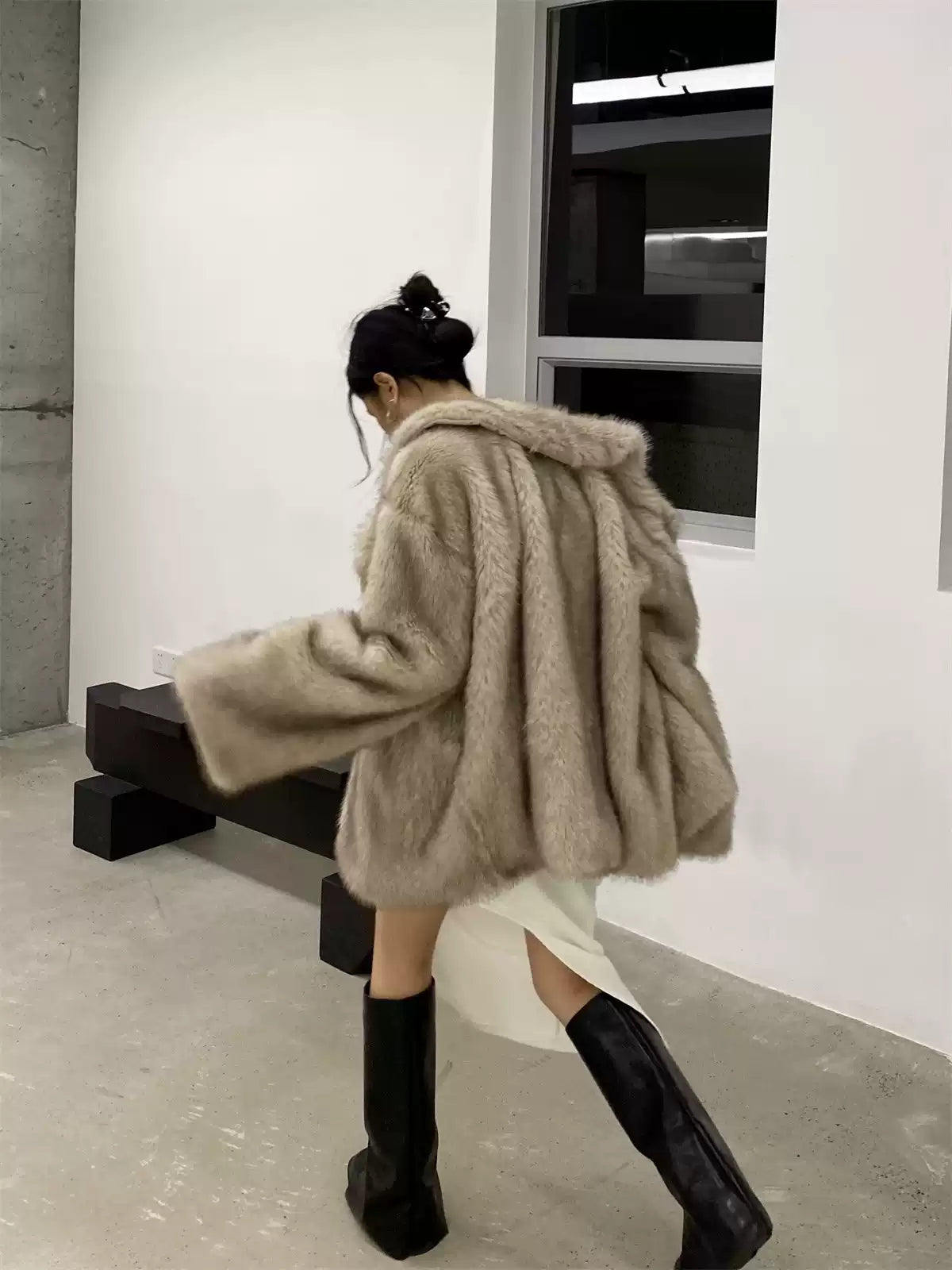 REALMEFIT  -  Karma Oversize Faux Fur Jacket