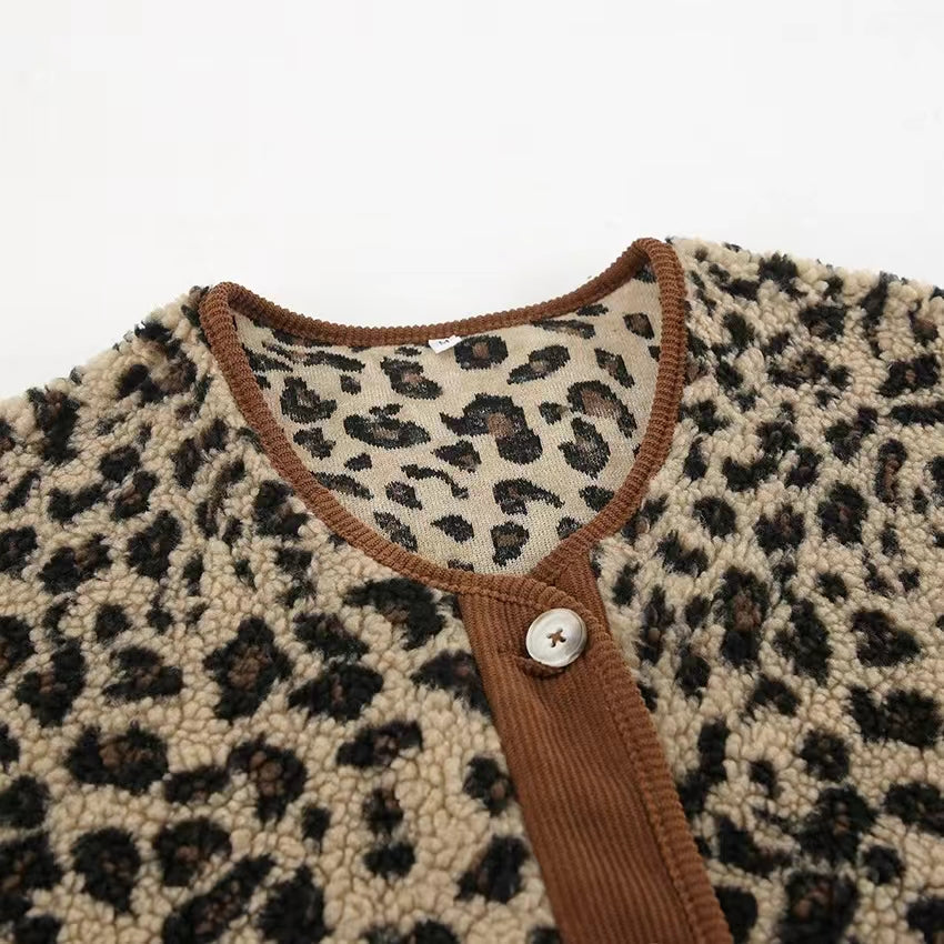 REALMEFIT  -  Abigail Leopard Bouclé Jacket