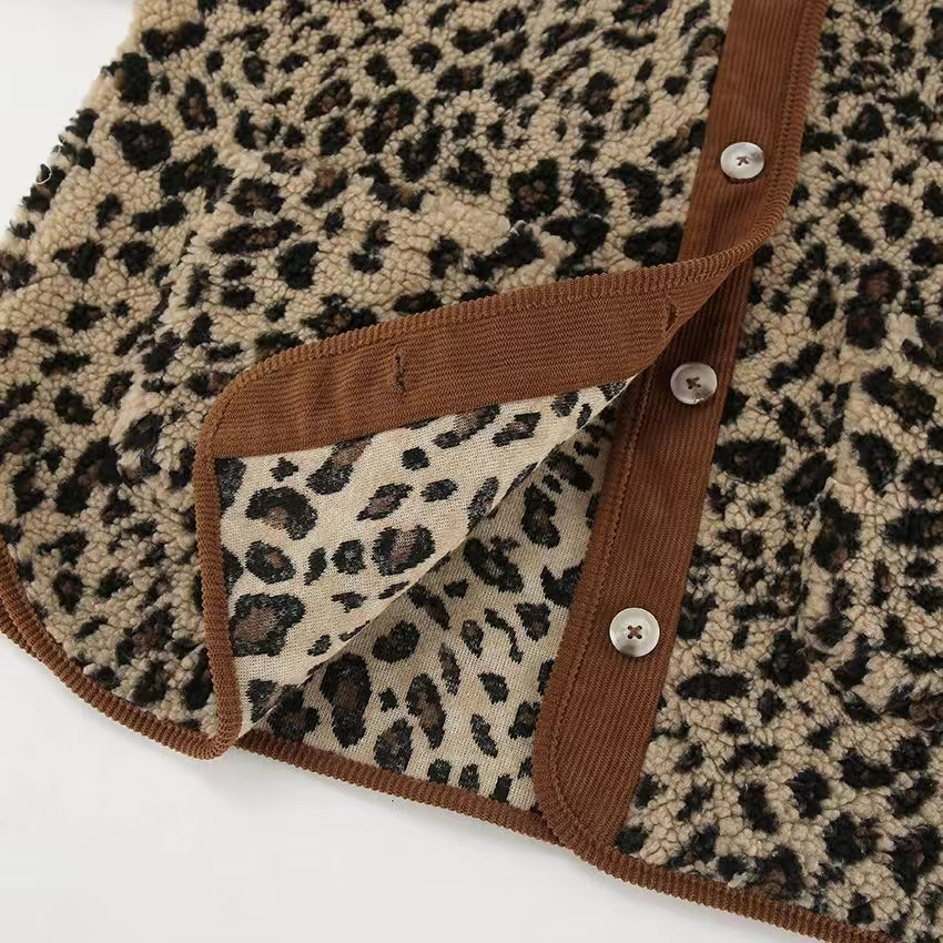 REALMEFIT  -  Abigail Leopard Bouclé Jacket