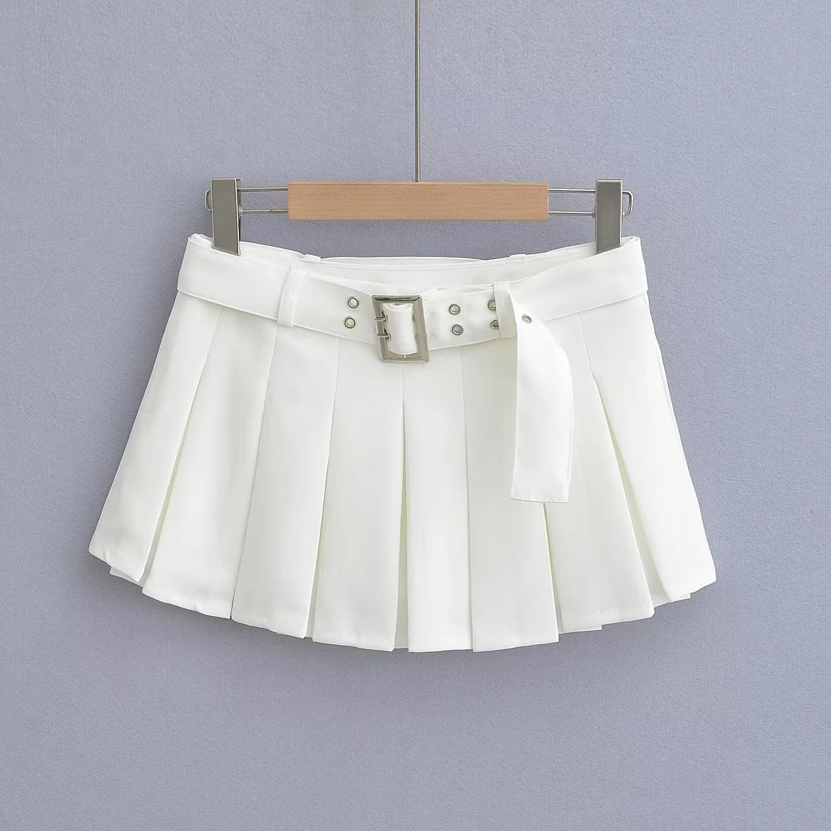 date night outfit Ultra-Low Design Skirt Summer Trendy Skirt JK Pleated Underpants Skirt with Belt