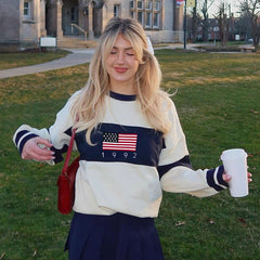 REALMEFIT  - Nitya 1992 Flag Sweater