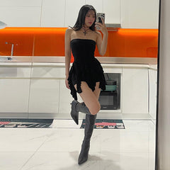 Realmefit Irene Ruffle Romper Dress