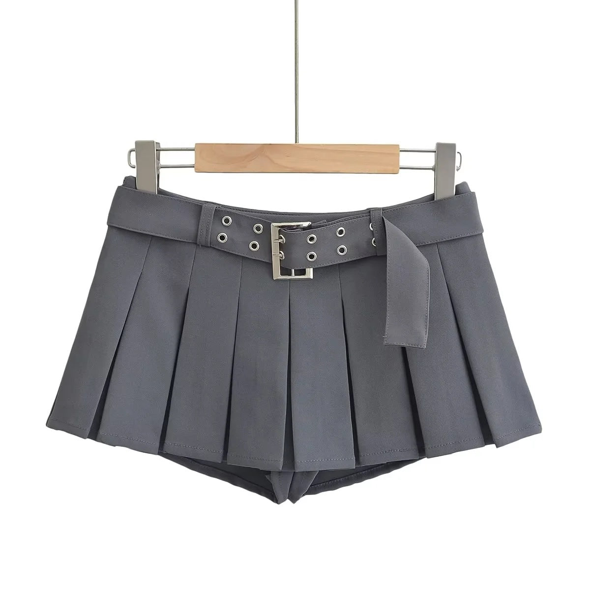 date night outfit Ultra-Low Design Skirt Summer Trendy Skirt JK Pleated Underpants Skirt with Belt