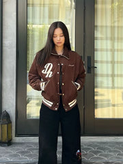 Realmefit Jennie Retro College Jacket