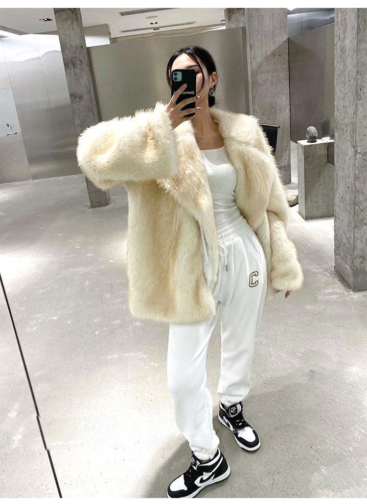 REALMEFIT  -  Karma Oversize Faux Fur Jacket