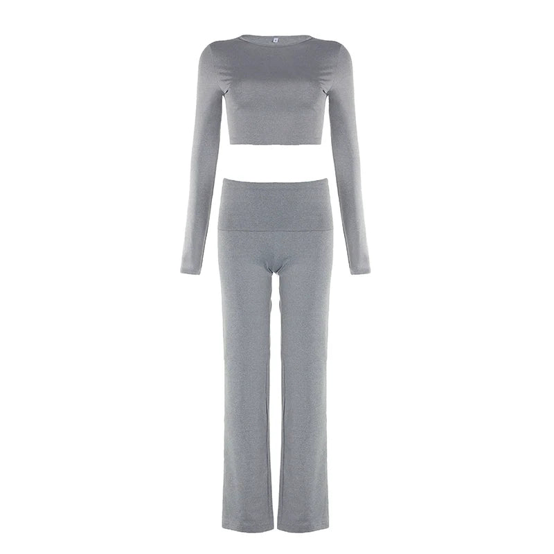 Realmefit Mysha Knitted Pants Set