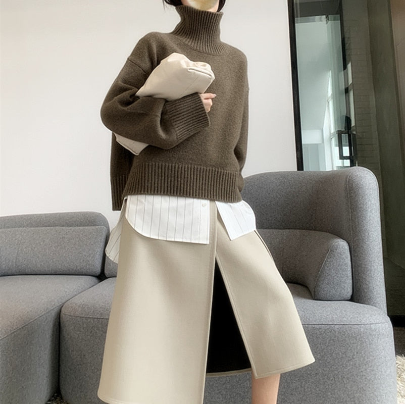 REALMEFIT  - Paride Turtleneck Cashmere Sweater