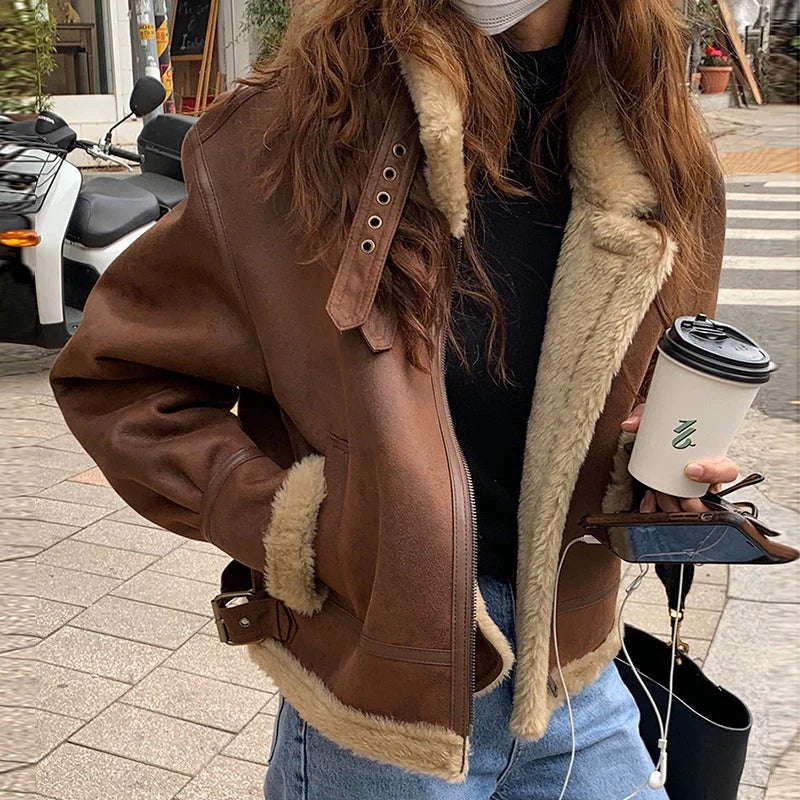 REALMEFIT  -  Sadie Faux Leather Jacket