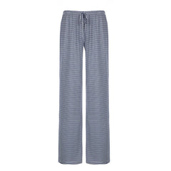 REALMEFIT  -  Casual Striped Pants Vacation Streetwear Knitted Trousers All-match Loungewear Slacks Beach Party Summer Autumn Bottoms