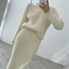 REALMEFIT  -  Stansie Knit Skirt Set