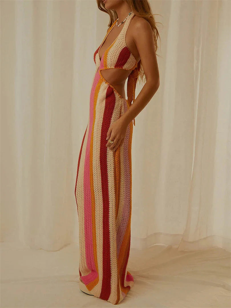 REALMEFIT  - Tawny Knit Maxi Dress