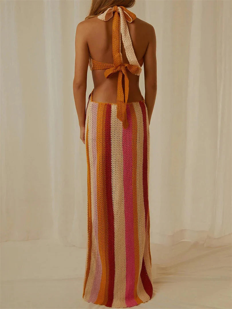 REALMEFIT  - Tawny Knit Maxi Dress