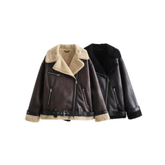 REALMEFIT  -  Viviane Faux Leather Oversize Jacket