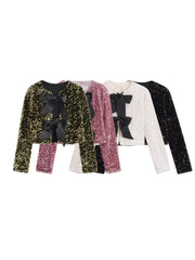 REALMEFIT  -  Wendy Sequin Bow Jacket