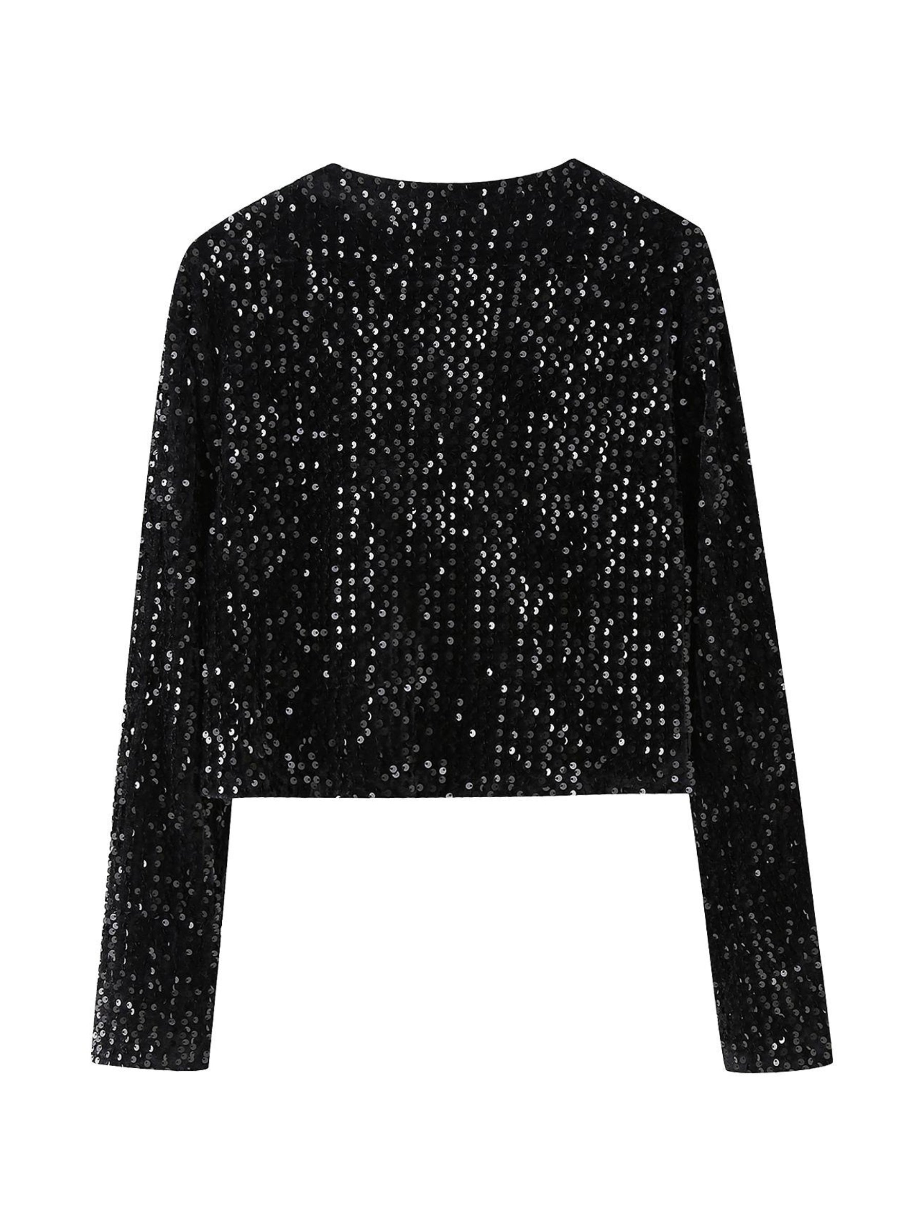 REALMEFIT  -  Wendy Sequin Bow Jacket