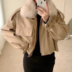 REALMEFIT  -  Zoey Leather Jacket