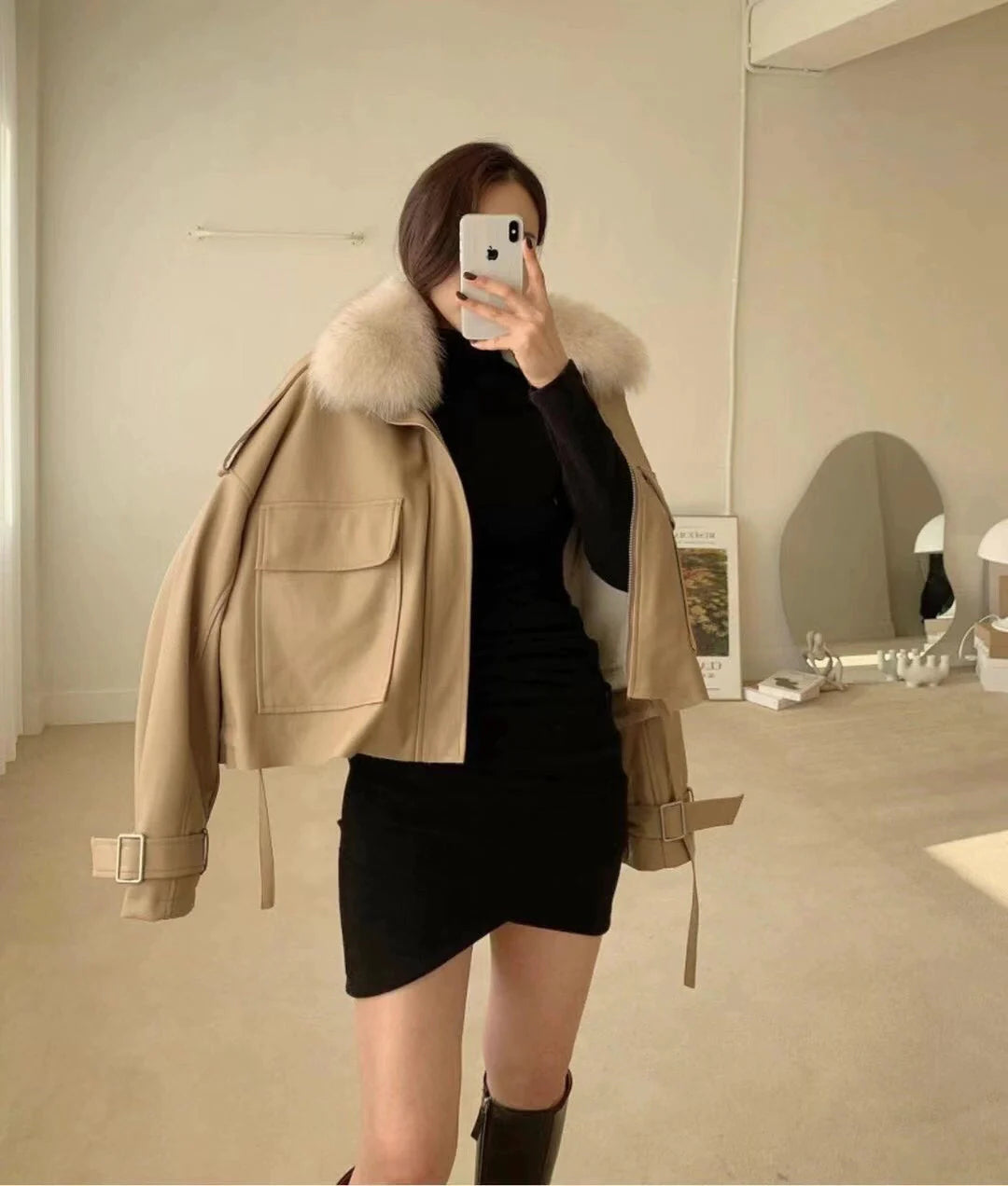 REALMEFIT  -  Zoey Leather Jacket