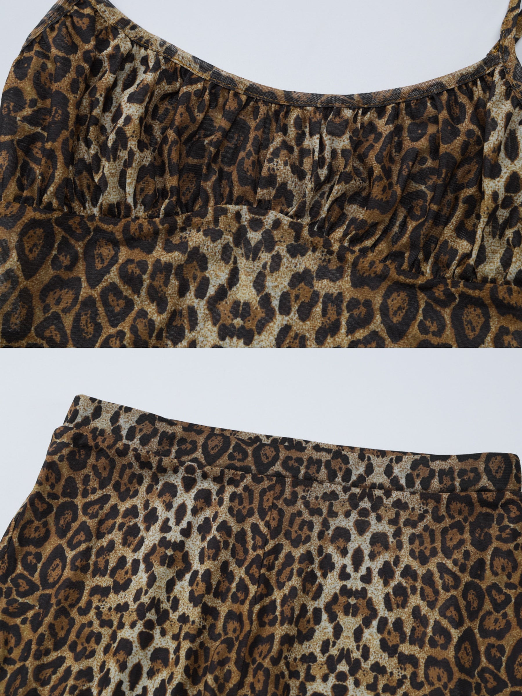 REALMEFIT  -  Braeleigh Leopard Bell-Bottom Jumpsuit